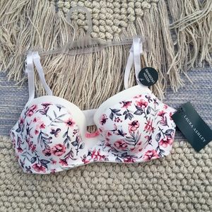 Laura Ashley NWT Floral Bra 36C